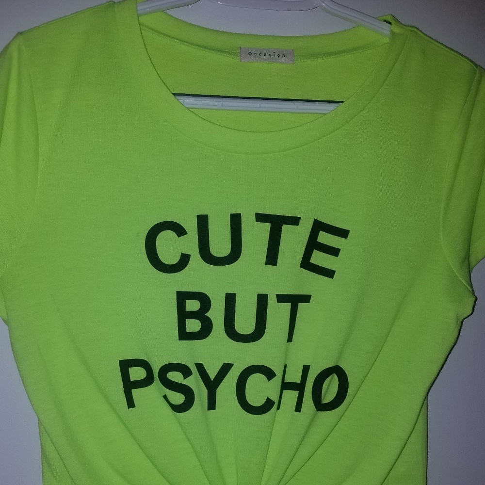 Neon lime top